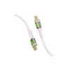 Дата кабель USB-C to USB-C 1.2m 60W PD TransLine-CC pink Promate (transline-cc.pink)