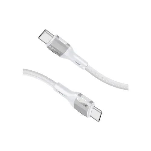 Дата кабель USB-C to USB-C 1.2m 60W PD FletchLink-CC grey Promate (fletchlink-cc.grey)