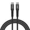 Дата кабель USB-C to USB-C 1.2m Magnetic 100W black Verbatim (31863)
