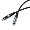 Дата кабель USB-C to USB-C 1.2m with display 240W black Verbatim (31849)