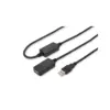 Дата кабель USB 2.0 AM/AF 20.0 m active Digitus (DA-73102)