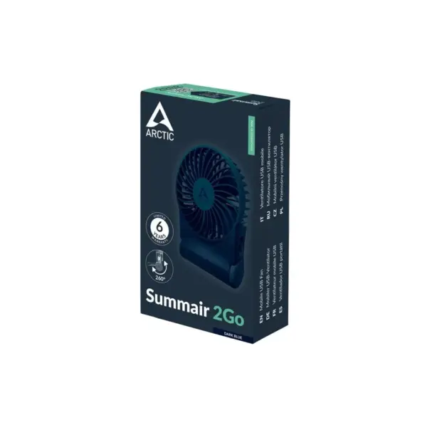Вентилятор Arctic USB-C SUMMAIR 2GO DARK BLUE (AEBRZ00028A)