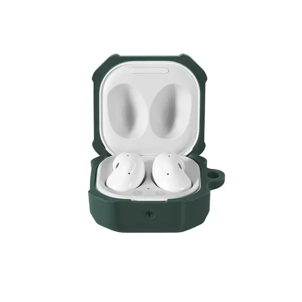 Чохол для навушників BeCover Protective TPU для Samsung Galaxy Buds 2/Buds 2 Pro/Buds Live/Buds Pro Dark Green (709565)