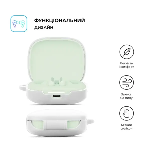 Чохол для навушників Armorstandart Hang Case для Xiaomi Redmi Buds 6 White (ARM83393) Чохол для навушників Armorstandart Hang Case для Xiaomi Redmi Buds 6 White (ARM83393)