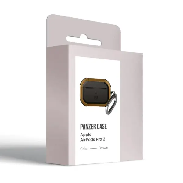 Чохол для навушників Armorstandart Panzer для Apple Airpods Pro 2 Brown (ARM82751)