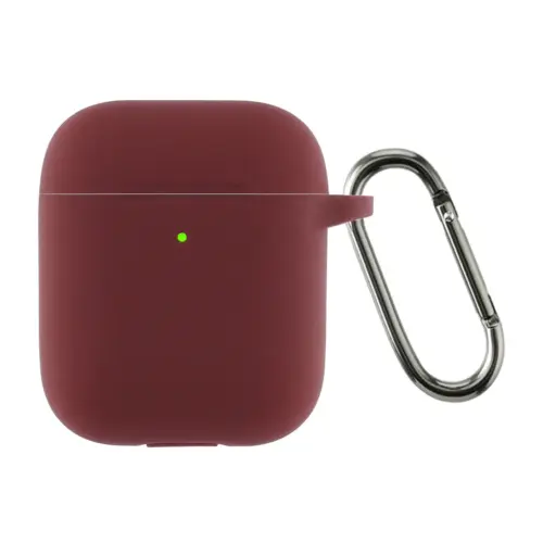 Чохол для навушників Armorstandart Ultrathin Silicone Case With Hook для Apple AirPods 2 Burgundy (ARM59680) Чохол для навушників Armorstandart Ultrathin Silicone Case With Hook для Apple AirPods 2 Burgundy (ARM59680)