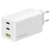 Зарядний пристрій ColorWay C101B GaN Mini 100W PD PPS 2xUSB-C + USB-A white (CW-CHS061PD-WT)