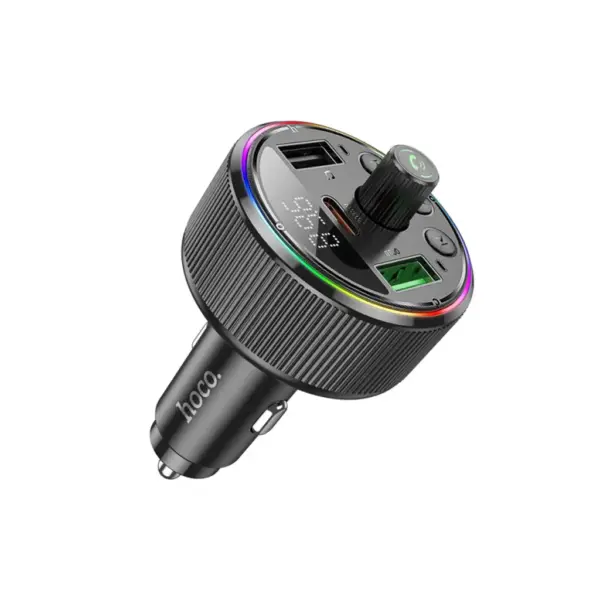 FM модулятор HOCO E82, Black, Box