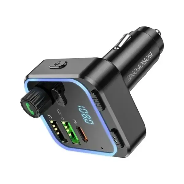 FM модулятор BOROFONE BC53, Black, Box
