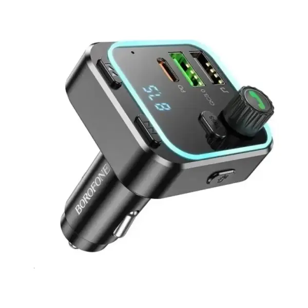 FM модулятор BOROFONE BC53, Black, Box