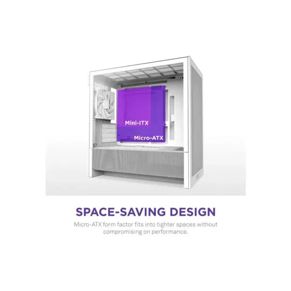 Корпус для ПК NZXT H3 Flow All White (CC-H31FW-01)