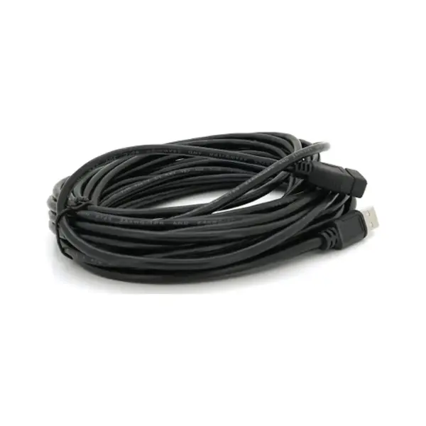 Дата кабель USB 2.0 AM/AF 10.0m ferrite black Voltronic (YT-AM/AF-10BL)