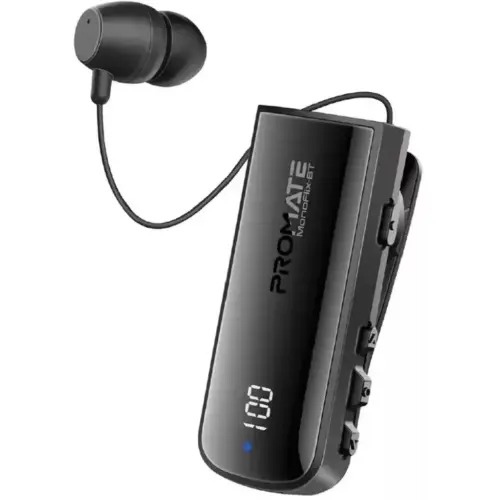 Навушники Promate Monoflix-bt Black (monoflix-bt.black)