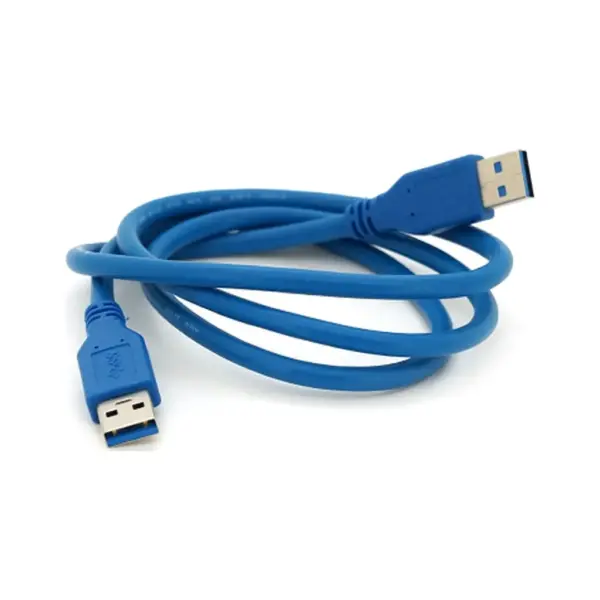 Дата кабель USB 3.0 AM/AM 1.0m Blue Voltronic (YT-3.0AM+AM-1.0)