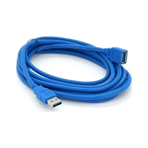 Дата кабель USB 3.0 AM/AF 3.0m blue Voltronic (YT-3.0AMAF-3.0BL)
