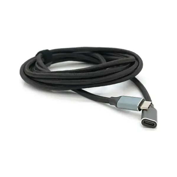 Дата кабель USB-C M/F 3.0m USB 3.2 Gen2 100W 10Gbps 4K60Hz black Voltronic (YT-TC-TC-EXB-3m)