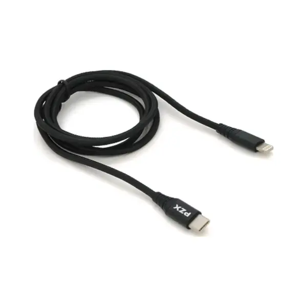 Дата кабель USB-C to Lightning 1.2m 2.1A black PZX (YT-PZX/V-109-M+L/B) Дата кабель USB-C to Lightning 1.2m 2.1A black PZX (YT-PZX/V-109-M+L/B)