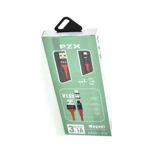 Дата кабель USB 2.0 AM to Micro 5P 1.0m magnetic 3.1A red PZX (V133-R-MC) Дата кабель USB 2.0 AM to Micro 5P 1.0m magnetic 3.1A red PZX (V133-R-MC)