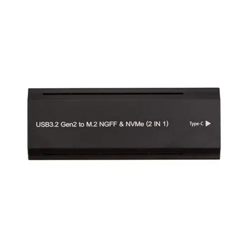 Кишеня зовнішня PowerPlant SSD M.2 PCIe NGFF/NVMe USB3.2, 20Gbps, RGB (HC380527)