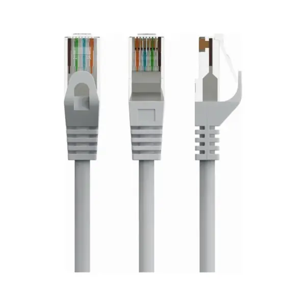 Патч-корд 0.25м UTP cat 6 CU gray Cablexpert (PP6U-CU-0.25M)