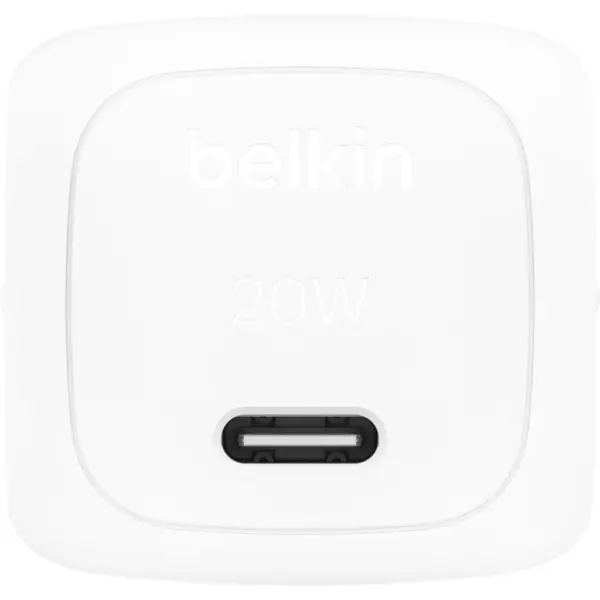 Зарядний пристрій Belkin USB-C PD20W PPS white (WCA009KQWH)