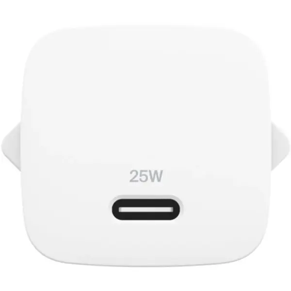 Зарядний пристрій Belkin USB-C PD25W PPS white (WCA012KQWH)