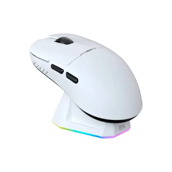 Мишка Ajazz AJ159PRO Wireless/Bluetooth/USB Charging Dock White (AJ159-PRO-W)