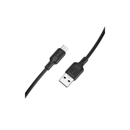 Дата кабель USB 2.0 AM to Micro 5P 1.0m silicone black BOROFONE (6941991115417) Дата кабель USB 2.0 AM to Micro 5P 1.0m silicone black BOROFONE (6941991115417)