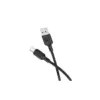 Дата кабель USB 2.0 AM to USB-C 1.0m silicone black BOROFONE (6941991115431) Дата кабель USB 2.0 AM to USB-C 1.0m silicone black BOROFONE (6941991115431)