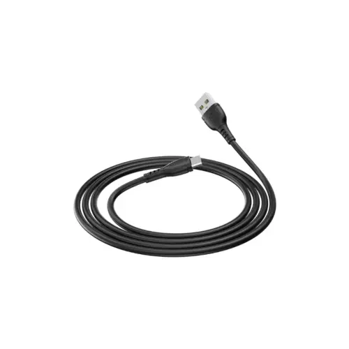 Дата кабель USB 2.0 AM to Micro 5P 1.0m 2.4A black BOROFONE (6931474743916)