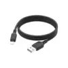 Дата кабель USB 2.0 AM to Lightning 1.0m silicone black HOCO (6931474788405)