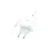 Зарядний пристрій HOCO C104A USB-C PD20W + cable USB-C to Lightning white (6931474782908)