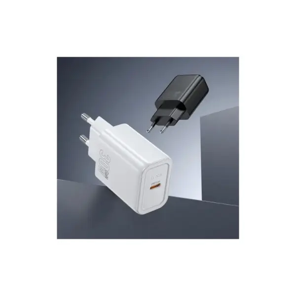 Зарядний пристрій HOCO N62 USB-C PD30W black (6942007644297)