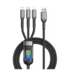 Дата кабель USB 2.0 AM to Lightning + Micro 5P + USB-C 1.2m 100W nylon black XoKo (SC-3100) Дата кабель USB 2.0 AM to Lightning + Micro 5P + USB-C 1.2m 100W nylon black XoKo (SC-3100)