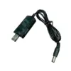 Кабель живлення USB to DC 5.5x2.5mm 0.8m 12V 1.5A XoKo (DC-5-12-1,5A)