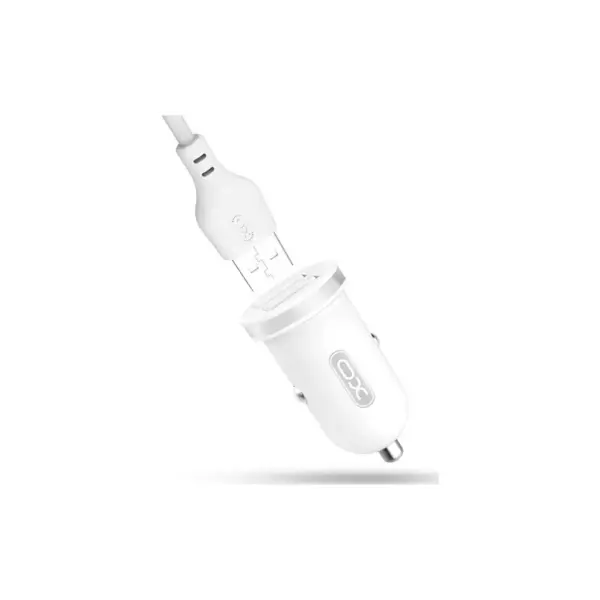 Зарядний пристрій XO 2xUSB 2.1A + cable USB to Lightning white (TZ08-L-WH)