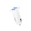 Зарядний пристрій XO 2xUSB 2.4A + cable USB to Micro 5P white (TZ10-M-WH)