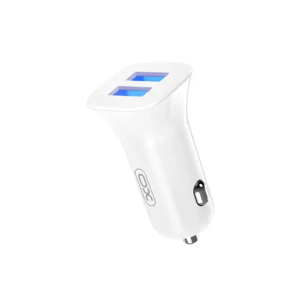 Зарядний пристрій XO 2xUSB 2.4A + cable USB to Micro 5P white (TZ10-M-WH)