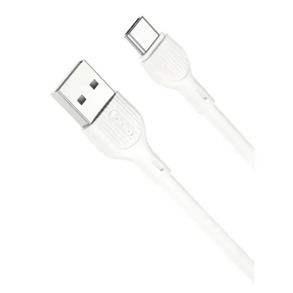 Дата кабель USB 2.0 AM to USB-C 2.0m 2.1A XO (CB-200UC)