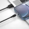 Дата кабель USB 2.0 AM to Lightning 1.0m 2.1A magnetic pvc black XO (NB187-L-1-BK)