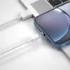 Дата кабель USB 2.0 AM to Lightning 1.0m 2.1A magnetic pvc white XO (NB187-L-1-WH)