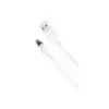 Дата кабель USB 2.0 AM to Lightning 1.0m 2.1A magnetic pvc white XO (NB187-L-1-WH)