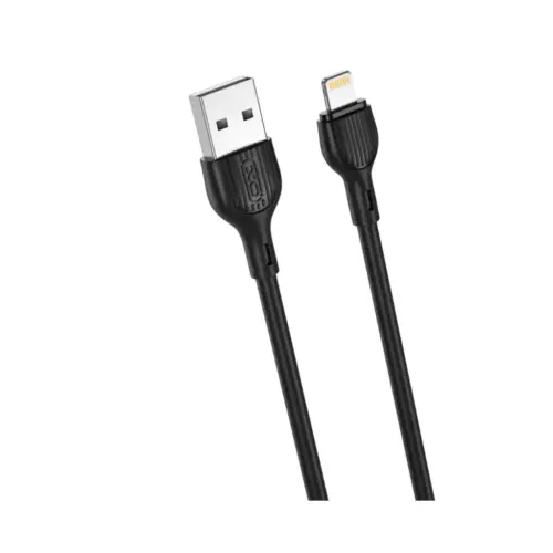 Дата кабель USB 2.0 AM to Lightning 2.0m 2.1A black XO (NB200-L2-BK) Дата кабель USB 2.0 AM to Lightning 2.0m 2.1A black XO (NB200-L2-BK)