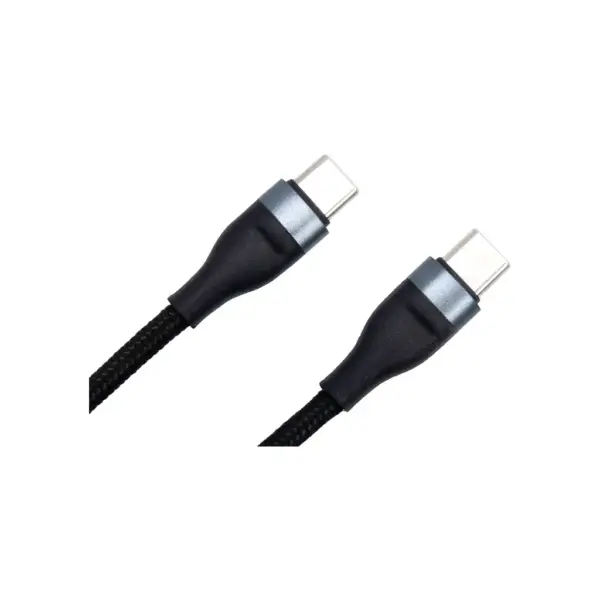 Дата кабель USB-C to USB-C 0.25m black Dengos (NTK-TC-TC-SHRT-BLACK)