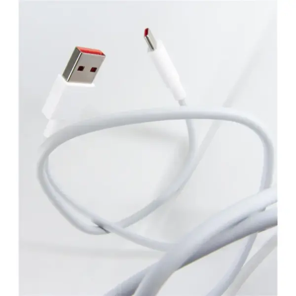 Дата кабель USB 2.0 AM to USB-C 1.0m 6A white Dengos (PLS-TC-6A-WHITE)