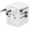 Зарядний пристрій Canyon OnTour 20 2xUCB-C + USB-A EU/UK/US/AUS 20W White (CNS-TA20W1005W)