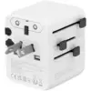 Зарядний пристрій Canyon OnTour 20 2xUCB-C + USB-A EU/UK/US/AUS 20W White (CNS-TA20W1005W)