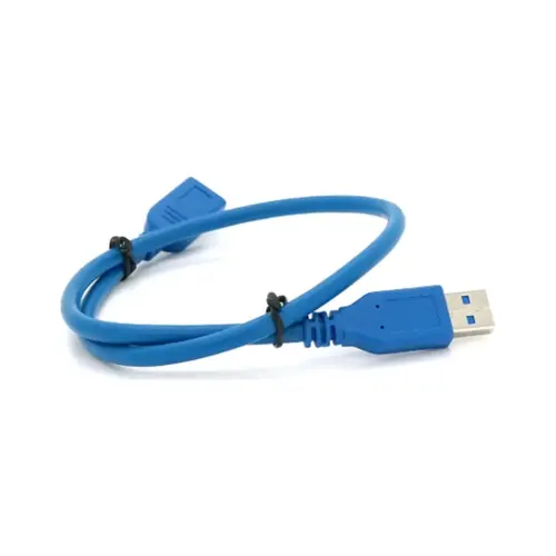 Дата кабель USB 3.0 AM/AF 0.5m blue Voltronic (YT-3.0AMAF-0.5BL)