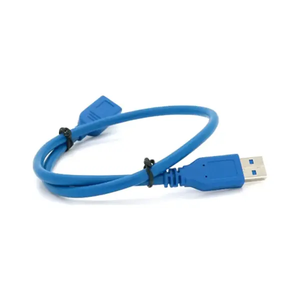 Дата кабель USB 3.0 AM/AF 0.5m blue Voltronic (YT-3.0AMAF-0.5BL)