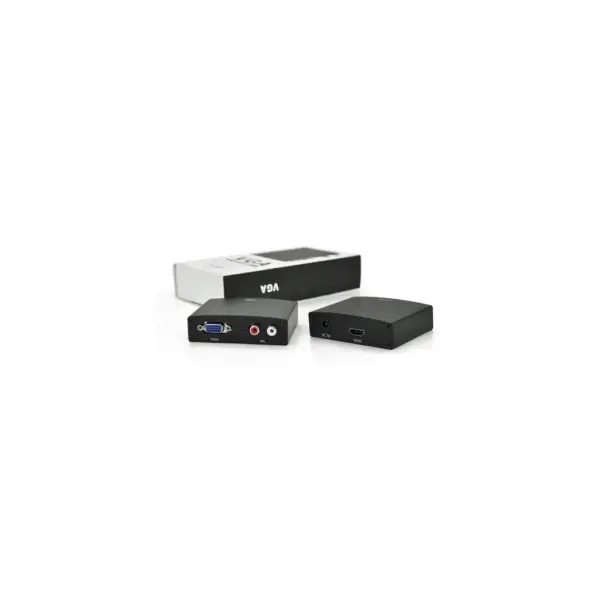 Конвертор VGA to HDMI+ Audio active black Voltronic (YT-AC-HDMI(in)/VGA(out)-B/14898)